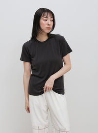 ソフトタッチシンプルデイリーTシャツ