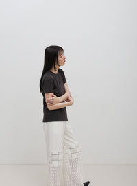 ソフトタッチシンプルデイリーTシャツ