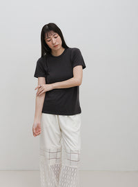 ソフトタッチシンプルデイリーTシャツ