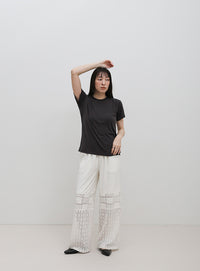 ソフトタッチシンプルデイリーTシャツ