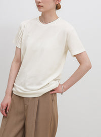 ソフトタッチシンプルデイリーTシャツ