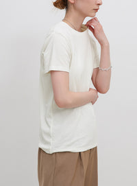 ソフトタッチシンプルデイリーTシャツ