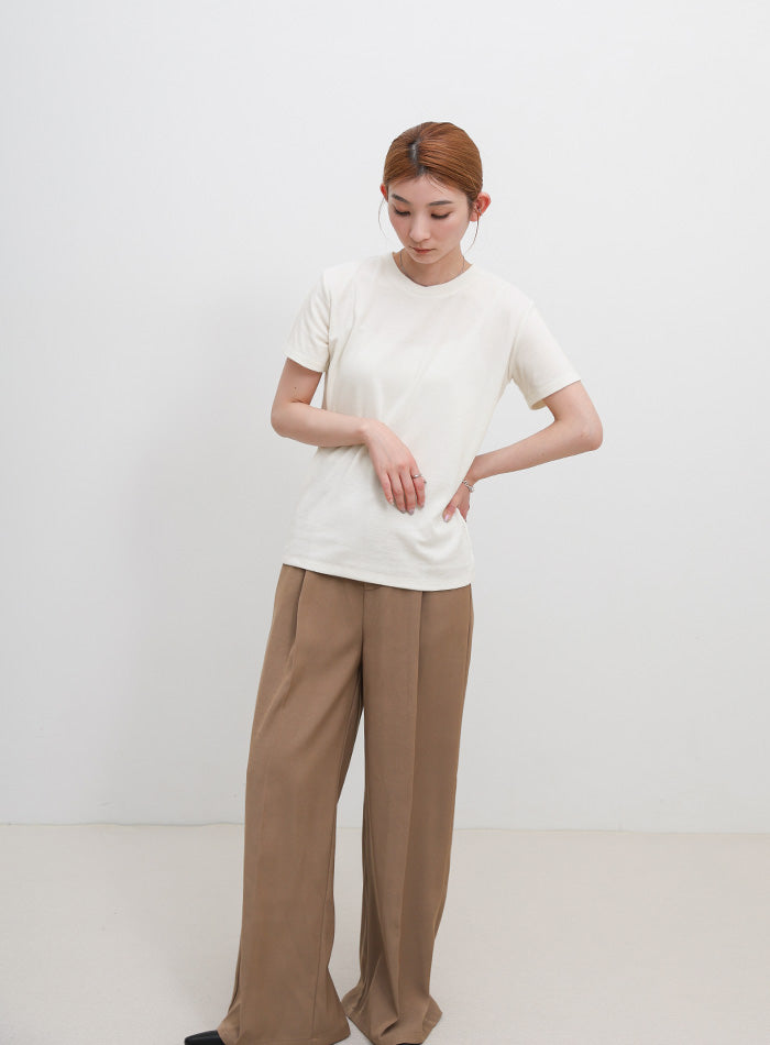 ソフトタッチシンプルデイリーTシャツ – SELECT MOCA