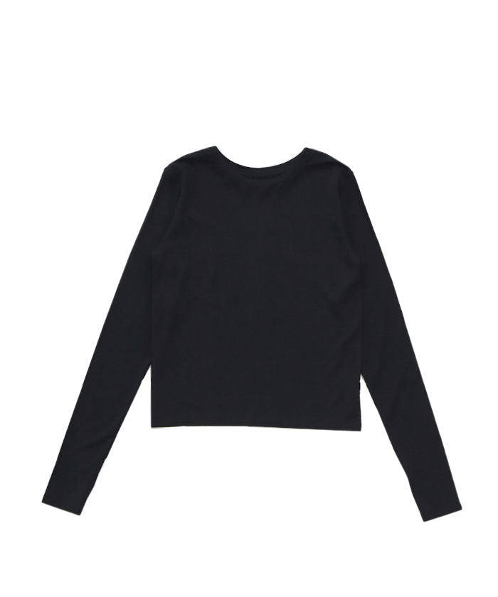 UV CUT】フィンガースリーブクルーネックロングTシャツ – SELECT MOCA