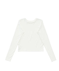 【UV CUT】フィンガースリーブクルーネックロングTシャツ