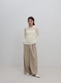 2WAYソフトシアースキッパーポロトップス – SELECT MOCA