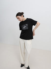 オリジナルフォトプリントTシャツ