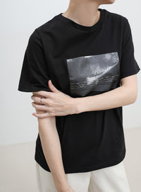オリジナルフォトプリントTシャツ