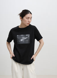 オリジナルフォトプリントTシャツ