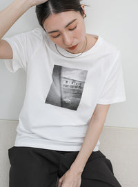 オリジナルフォトプリントTシャツ