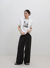 オリジナルフォトプリントTシャツ
