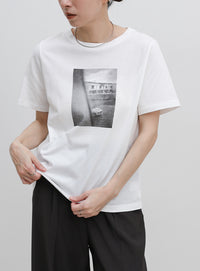 オリジナルフォトプリントTシャツ