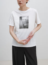 オリジナルフォトプリントTシャツ