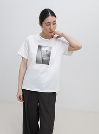オリジナルフォトプリントTシャツ