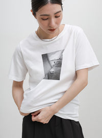 オリジナルフォトプリントTシャツ