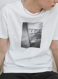 オリジナルフォトプリントTシャツ