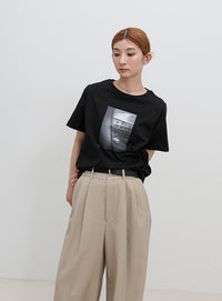 オリジナルフォトプリントTシャツ