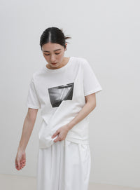 オリジナルフォトプリントTシャツ
