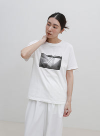 オリジナルフォトプリントTシャツ