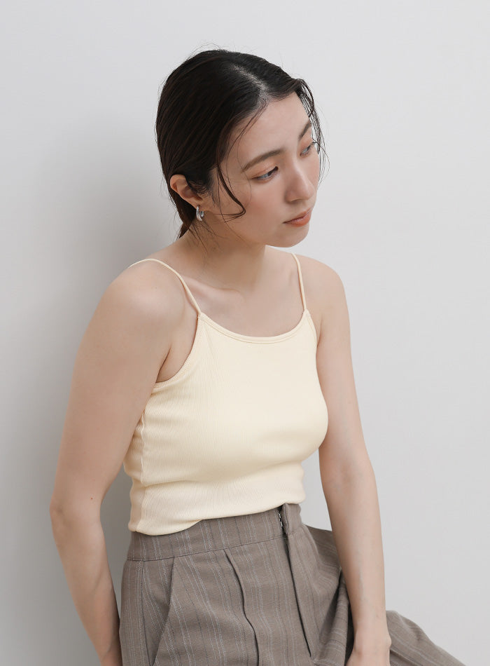 カップ付きラウンドバックオープンキャミソール – SELECT MOCA