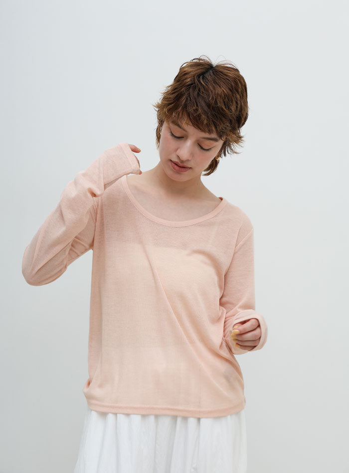 ラウンドネックシアートップス – SELECT MOCA