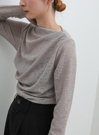 スラブシアードレープトップス