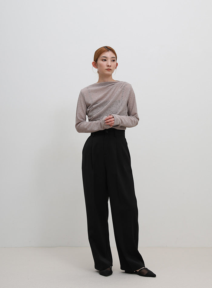 スラブシアードレープトップス – SELECT MOCA