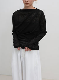 スラブシアードレープトップス