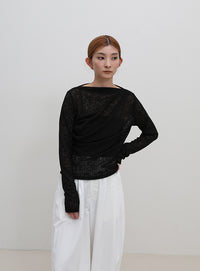 スラブシアードレープトップス