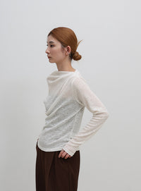 スラブシアードレープトップス