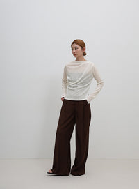 スラブシアードレープトップス