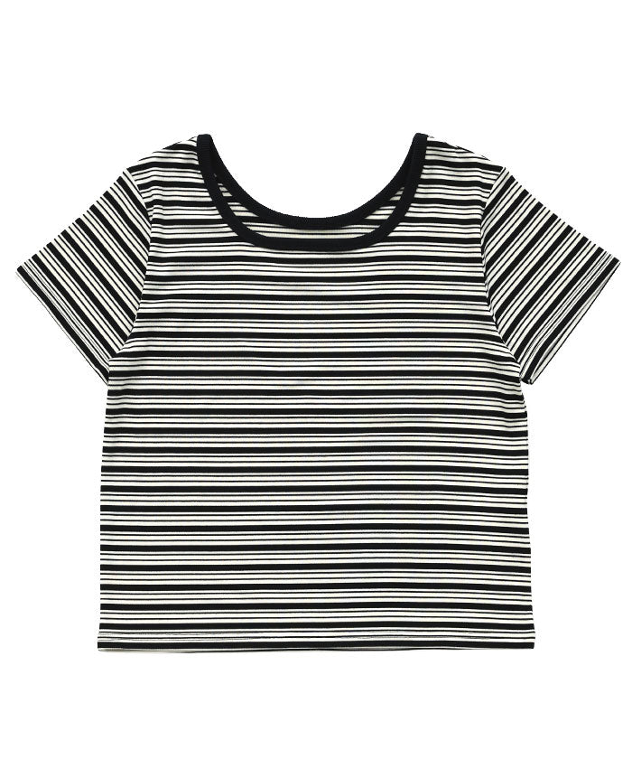 2WAYドライタッチマルチボーダーコンパクトTシャツ – SELECT MOCA