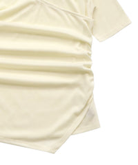 ドレープカシュクールシアーTシャツ
