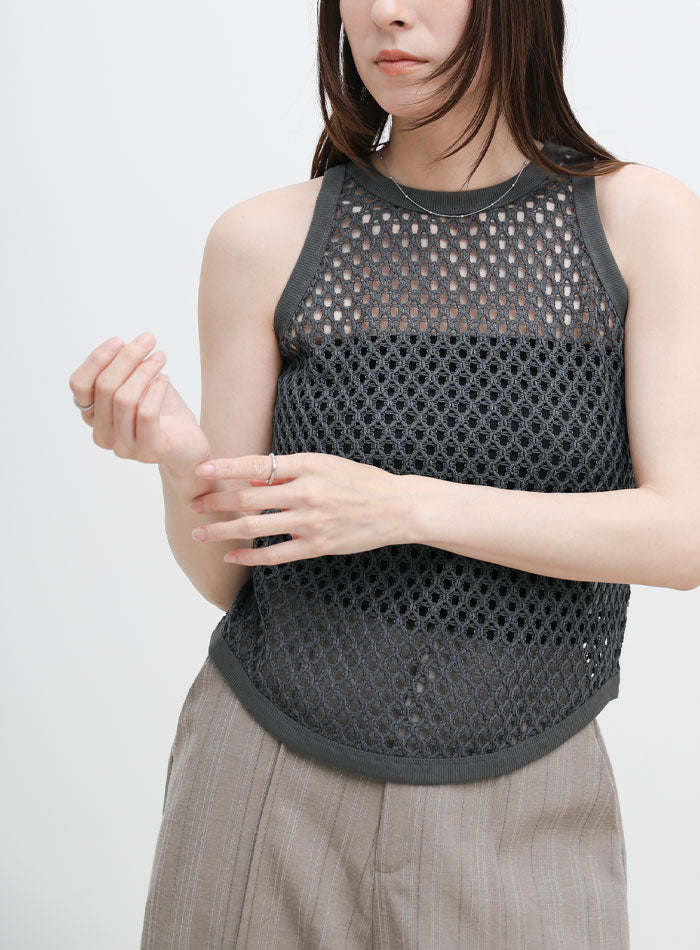 Midorikawa メッシュ タンクトップ メッシュアメスリタンクトップ – SELECT MOCA