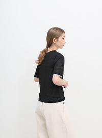 シアーテレコレイヤードＴシャツ