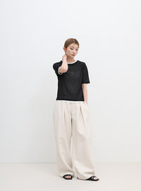 シアーテレコレイヤードＴシャツ