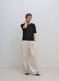 シアーテレコレイヤードＴシャツ