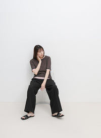 シアーテレコレイヤードＴシャツ