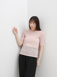 シアーテレコレイヤードＴシャツ