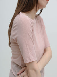 シアーテレコレイヤードＴシャツ