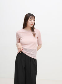 シアーテレコレイヤードＴシャツ