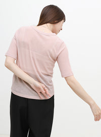 シアーテレコレイヤードＴシャツ