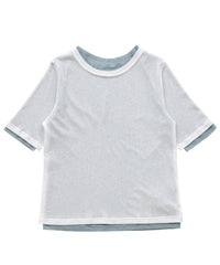 シアーテレコレイヤードＴシャツ