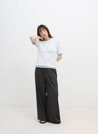 シアーテレコレイヤードＴシャツ