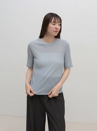 シアーテレコレイヤードＴシャツ