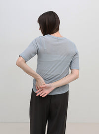 シアーテレコレイヤードＴシャツ