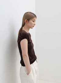 ベロアミニスリーブＴシャツ