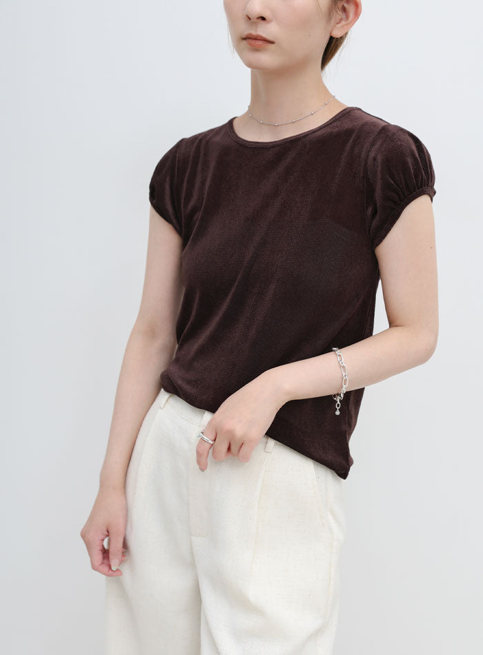 ベロアミニスリーブTシャツ – SELECT MOCA