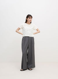 フラワーデザインシアートップス