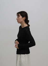 シアーテレコリブロングTシャツ